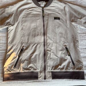 L.L. Bean Women's Three-Season Bomber Jacket Light Tan
